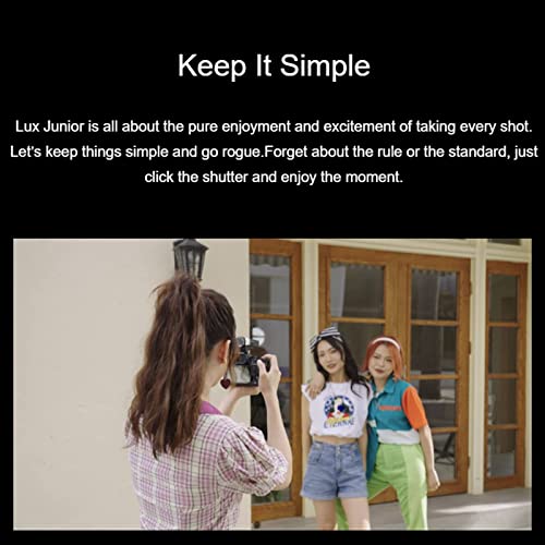 Image of Godox Lux Junior Retro Camera Flash for Canon Sony Nikon Fujifilm Olympus Camera Flash Speedlight Speedlite,GN12 6000K±200K CCT,Auto & Manual Flash 1 /1-1 /64 Flash Power,for Digital Camera Film Camera