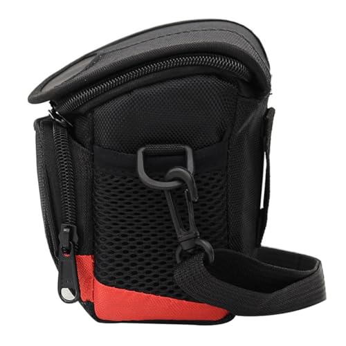 Bolsa para cámara de PU Zerodeko con acabado elegante y tamaño compacto negro