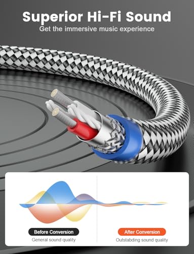 Cable auxiliar 3.5mm Jack para audio en auto 3 m miniatura 4