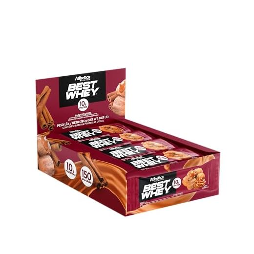 Atlhetica Nutrition Best Whey Bar (Display C/ 12 Unidades - 30G) - Sabor Churros