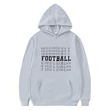 Generisch Kind Kleinkind Jungen Mädchen Langarm Rugby Fußball Brief Drucke Warm Hoodie Pullover Tops Kinder Outfits Trainingsanzug (GY5, 9-10 Years)