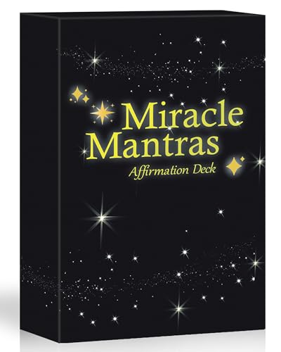 Miracle Mantras Affirmation Cards – 54 Motivational Deck