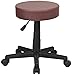 Stołek na kołach Bar obrotowy krzesła podnoszące stołki beau salon biuro stołek medyczny toczenia regulowany wysokość koła 360° ergonomiczny stołek biały (Color : Brown)