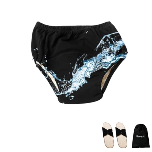 DEEYOTA 大人用おむつカバー 尿漏れパンツ 失禁パンツ 防水カバー 再使用可能 柔らかい コットン 妊婦 高齢者 男性用 女性用 介護用