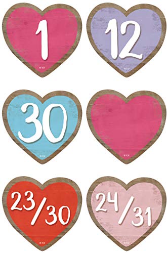 Home Sweet Classroom Hearts Calendar Days, Pack of 36