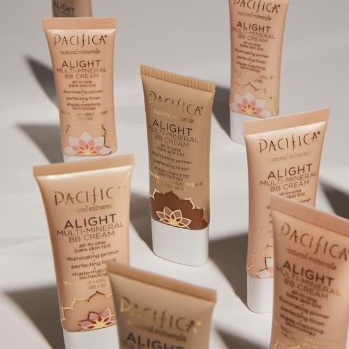 Pacifica Beauty Alight Multi Mineral BB Cream - Shade 3, Makeup, Hyaluronic Acid, Skin Tint, Makeup Primer, Iluminator, Minimize Pores, Fine Lines, Uneven Skintone, Vegan, 1 fl oz (1 Count) β image 9