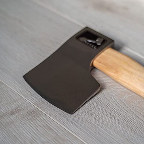 Queen of Hearts Throwing Axe: World Axe Throwing League Premium Competition Throwing Axe, WATL Throwing Hatchet with Round Hickory Wooden Handle (Round Handle)