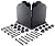 OZCO 56605 Laredo Sunset 10X10 Post Base, (1 per Pack) , Black