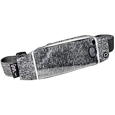 Running Belt with Window Heather Grey