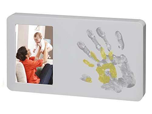 Baby Art Duo Paint Print Frame, Portafoto con Spazio per le Impronte delle Mani della Mamma e del Neonato