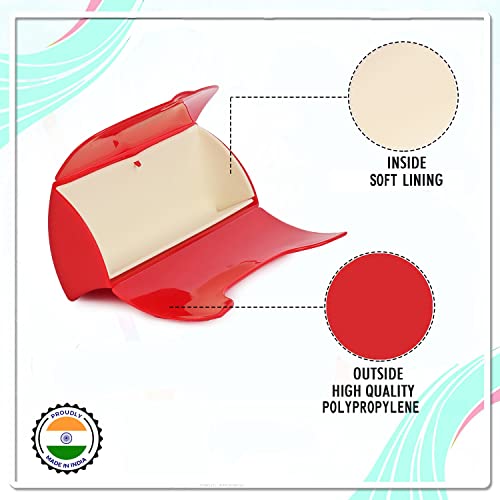 Image of VIVID Vision Unisex Adult Lightweight Eyewear Specs Case Cover | Protect Eye Glasses | Chashma Dibbi | Sunglass Box