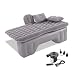 Ergocar Colchoneta Colchon Inchable Colchón Camping Cama Inflable del Coche para Camping, Senderismo, Piscina, Playa, Viajar (Gris)
