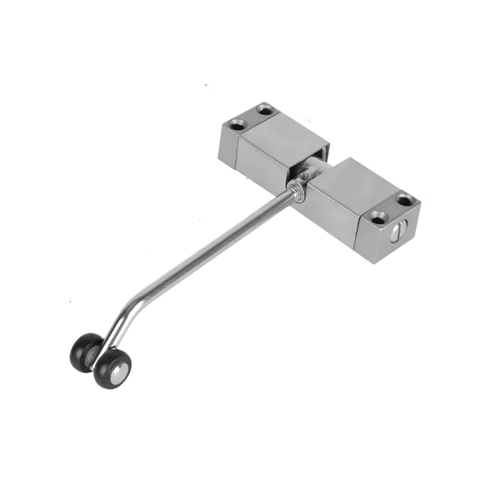 Door Closer, Furniture Door Hardware Automatic Spring Closer Adjustable Closing Device Safety,Commercial & Home Use(Silver)