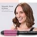 REVLON Silicone Bristle Heated Hair Styling Brush | Fast, Long Lasting Volume for Easy Styling | 1