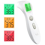 Termómetro de Frente, Digital, Médico Termometros de Forma Instantánea y Precisa, infrarrojo sin contacto para Bebés, Niños, Adultos