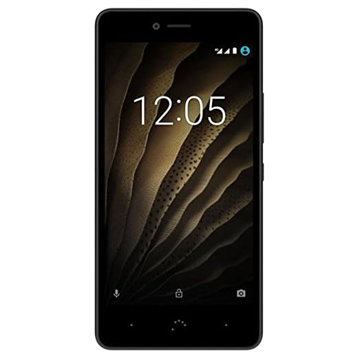 BQ Aquaris U Smartphone black/graphite grey (5 Zoll HD, Qualcomm Snapdragon Octa Core, 16 GB + 2 GB RAM, 13 MP-Kamera, Android)