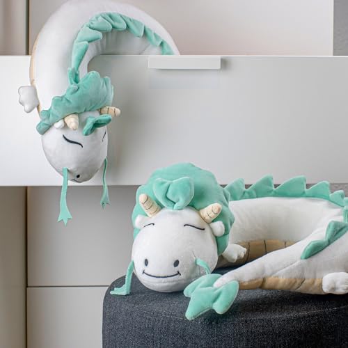 DRACA Anime Merch Plüschtier Cute Kawaii Plushies Dragon Nackenkissen Plush Merchandise Kuscheltier Travel Pillow Reisekissen Anime Kissen Süß Drache Kuscheltiere Plüschtiere