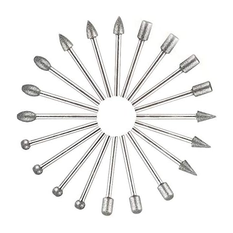 ANCLLO 20 Pcs High Hardness Rotary Burr Set Cover