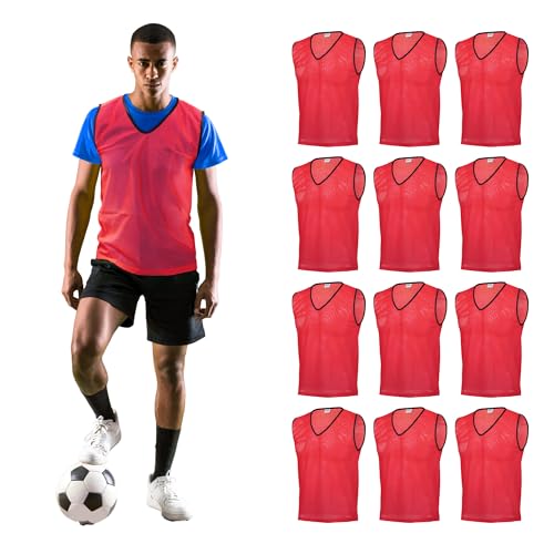 Gilet d entraînement de football respirant lot de 12 chasubles multisports