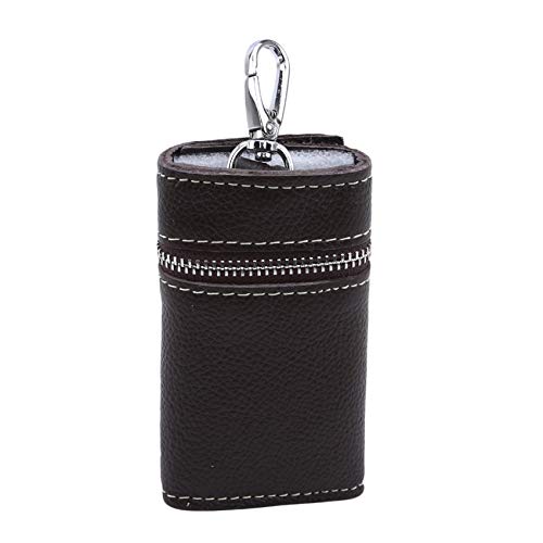 Dreamlulu Sleutelhouder Faux Lederen Organizer Sleutelhanger Rits Case Pouch voor Mannen Vrouwen - Image 4
