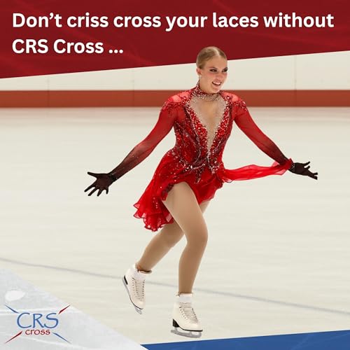 Image of CRS Cross Figure Skate Tape - Longer 65 Foot roll to Protect Leather Figure Skating Boots Without Polish and Keep Laces tightened. Skate Tape Figure Skates (1.5 inch)