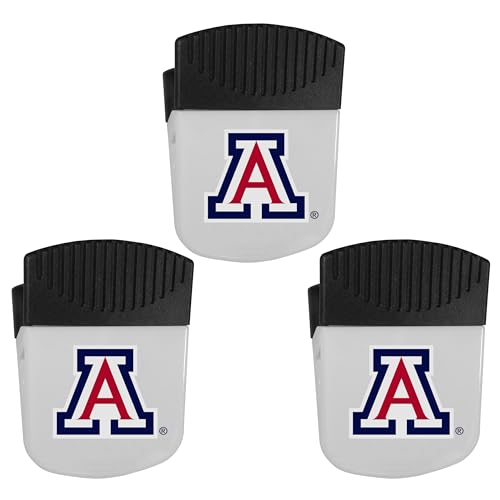 Siskyou Sports NCAA Arizona Wildcats Chip Clip Magnets, 3pk One Size, White
