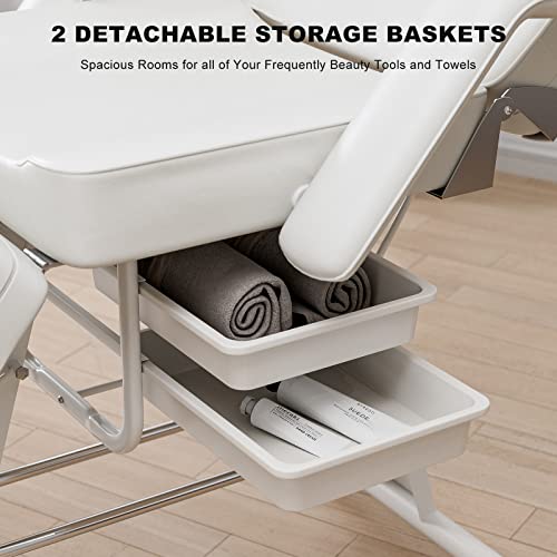 White-Tattoo-Chair-Multipurpose-Facial-Chair-72-Inch-Spa-Salon-Facial-Bed-with-Massage-Equipment-Spa-Stool-for-Beauty-Spa-Tattoo-Barber-Chair-Salon-Chair-Tattoo-Chair-Shampoo-Beauty-Salon