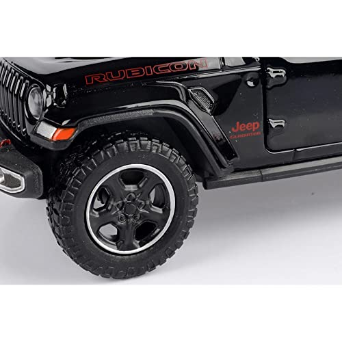 Motormax Toy 2021 Gladiator Rubicon (Closed Top) Pickup Truck Black 124-127 Diecast Model Car By Motormax 79368 #TOP3