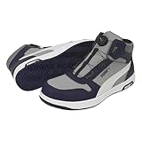 PUMA(プーマ) 安全靴 フロントコート ディスク ミッドカット グレー 25.5cm エアプレス ボールペン付 63.221.0&BC-AP