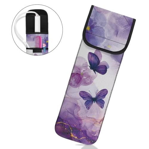 Funda de viaje para plancha de pelo con diseño mármol miniatura 2