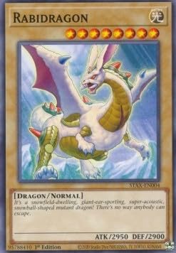 Rabidragon STAS-ENX004 Common Englisch Boosterfrisch 1. Auflage - 2-Player Starter Set - mit ReCollectibles-Versandschutz - für Yu-Gi-Oh!