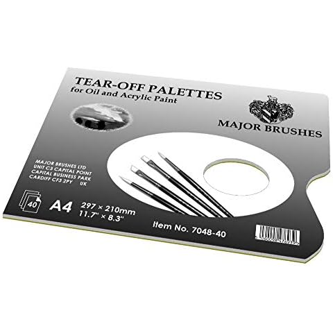 Tear Off Palette - 40 Disposable Sheets Cover