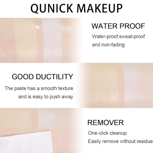 Kaely 2Pcs Cream Highlighter Stick Kit,Cheek Contour Glitter Highlight Palette Sticks,Face Makeup Shimmer Brighten Pen,contorno en crema maquillaje para mujer en oferta,Long Lasting Waterproof,09+12 - Image 7