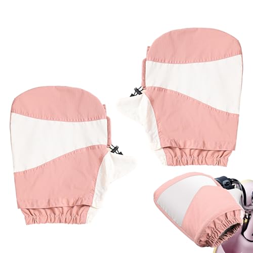 Guantes para Scooter,Manguitos extraíbles para manillar de motocicleta - Protección impermeable con forro extraíble para bicicleta, scooter moto de nieve, invierno, verano aventuras al aire libre