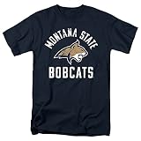 Montana State University Official MSU Bobcats Logo Unisex Adult T-Shirt, MSU Bobcats Logo, Small