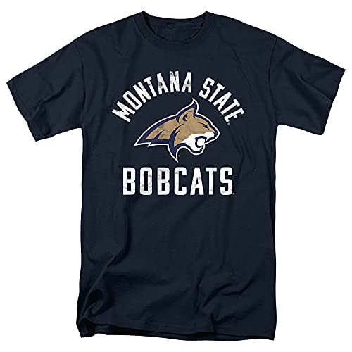 Montana State University Official MSU Bobcats Logo Unisex Adult T-Shirt MSU Bobcats Logo Small