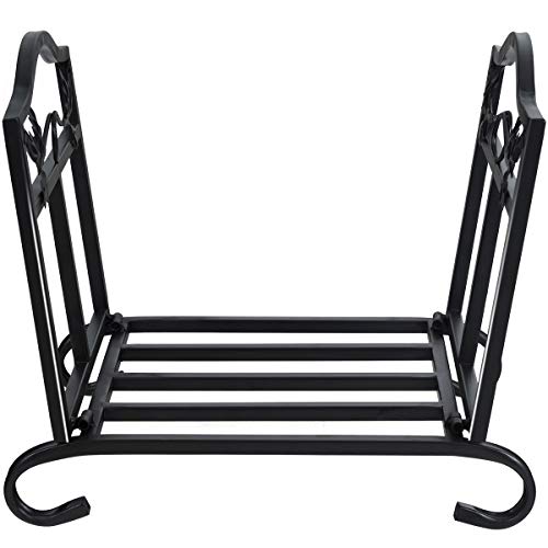 Happytools Portable Firewood Rack, Folding Heavy Duty Log Storage Rack Lightweight Suitable For Indoor Outdoor, Fire Wood Holder Stacker For Fireplace Stove Fire Pit #TOP6