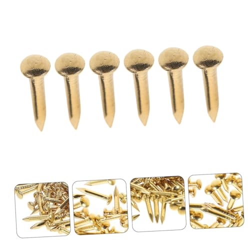 Clavos Metálicos para Hogar 100 piezas Cabeza Redonda Surtidos para Tapicería miniatura 6