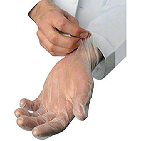 Safety Zone GVP9-XL-1 Standard Glove, Powder Free, Non-Medical, 4 mil, XL, Vinyl, Clear (Case of 1000) Cover