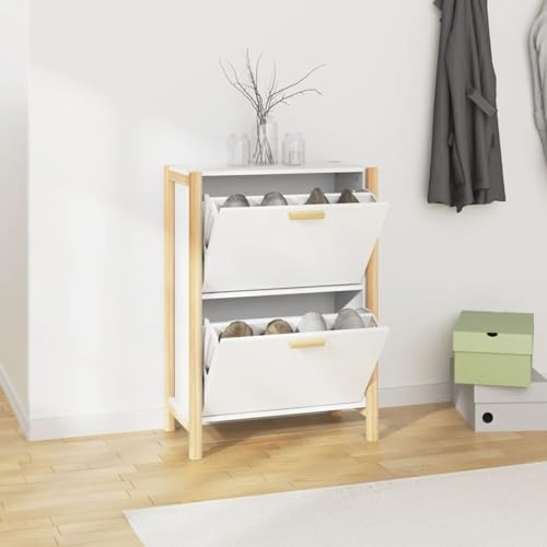 Placard de rangement pour chaussures blanc : l'allié d'une entrée rangée - 2