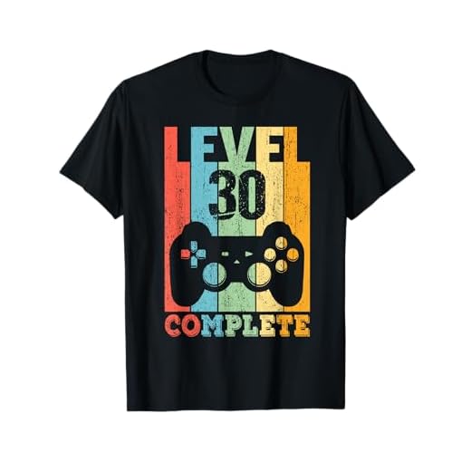30 Años Cumpleaños Hombre Mujer Regalo Divertido Level 30 Camiseta