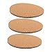 Housoutil Flower Pot Mat Potted Plants Round Planter Serving Tray Round 3pcs Cork Mat Drainage Tray Planter Pot Tray Round Cork Placemats Cork Plant Mat Cork Plant Coaster Plant Pot Pad