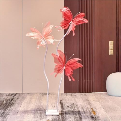 3D Mesh Butterfly Wedding Decorations, Dreamy Silk Butterflies with Hose