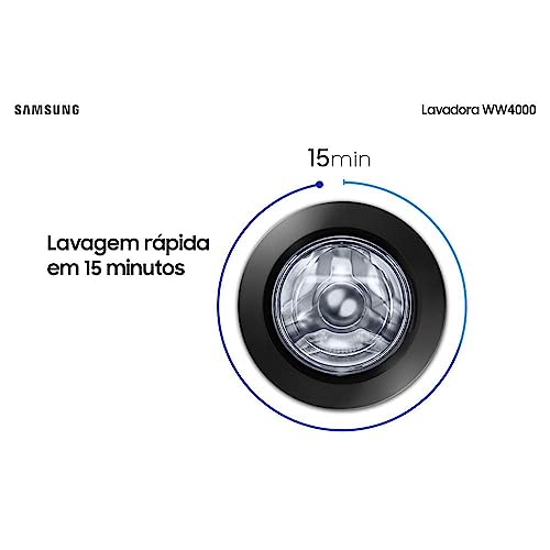 Lavadora Samsung WW4000 Digital Inverter WW11J4473PW Branca 11kg 127V