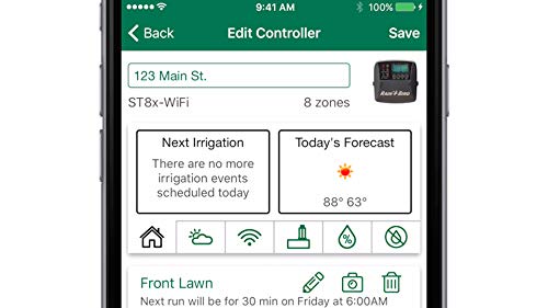 Rain Bird ST8O-2.0 Smart Indoor/Outdoor Wifi Sprinkler/Irrigation System Timer/Controller thumb #6