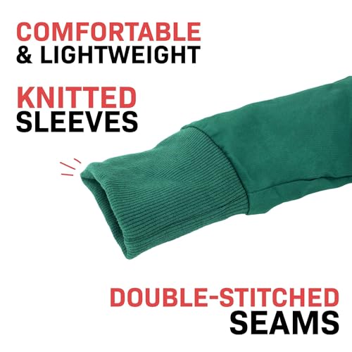 Cloth Procedure Medical Gown, Washable Reusable Gown, Long Sleeve & Elastic Cuff, 100% Cotton, Unisex, Medium