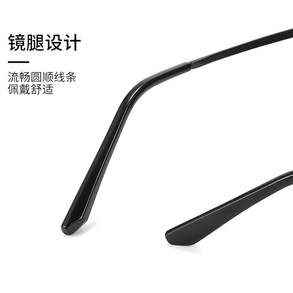 Gafas de sol polarizadas de metal para hombre, para exteriores, viajes, pesca, conducción, marco cuadrado, anti-UV