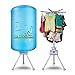 QIMO Sèche-Linge Portable sans Ventilation 900w Machine De Séchage Pliante Ronde avec Radiateur Minuterie Automatique pour Maison D'appartements