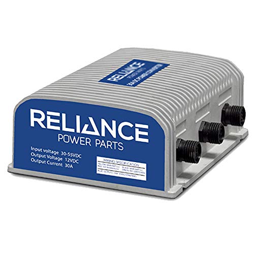 Reliance Power Parts PowerBank 36V/48V-12V Voltage Converter for Golf Carts and Other 48