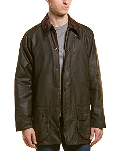 Barbour Męska klasyczna kurtka woskowa Beaufort, Oliwka, 38
